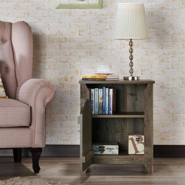 Reclaimed Oak End Table O893