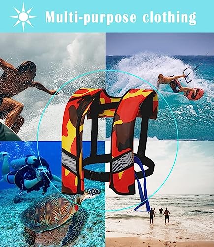 Adult High Buoyancy Manual Inflatable Swim Vest W3357