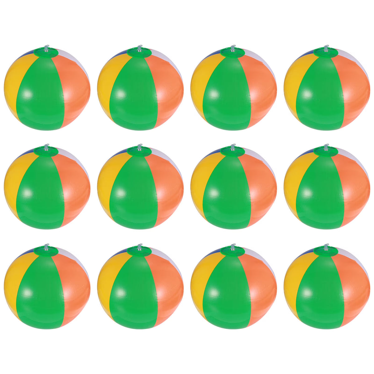 12 Pcs Inflatable Beach Balls Pool Toys G99809
