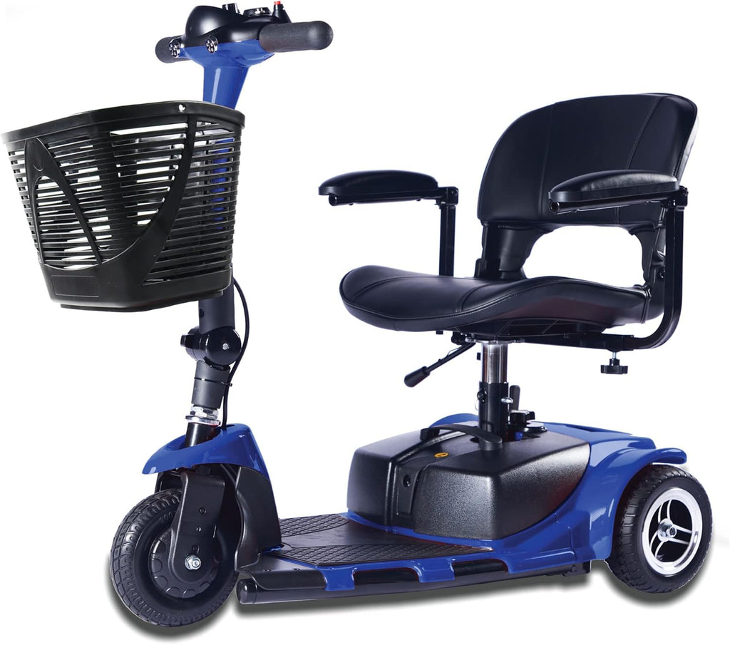 Lightweight Folding 3 Wheel Mobility Scooter with Charger and Basket L182