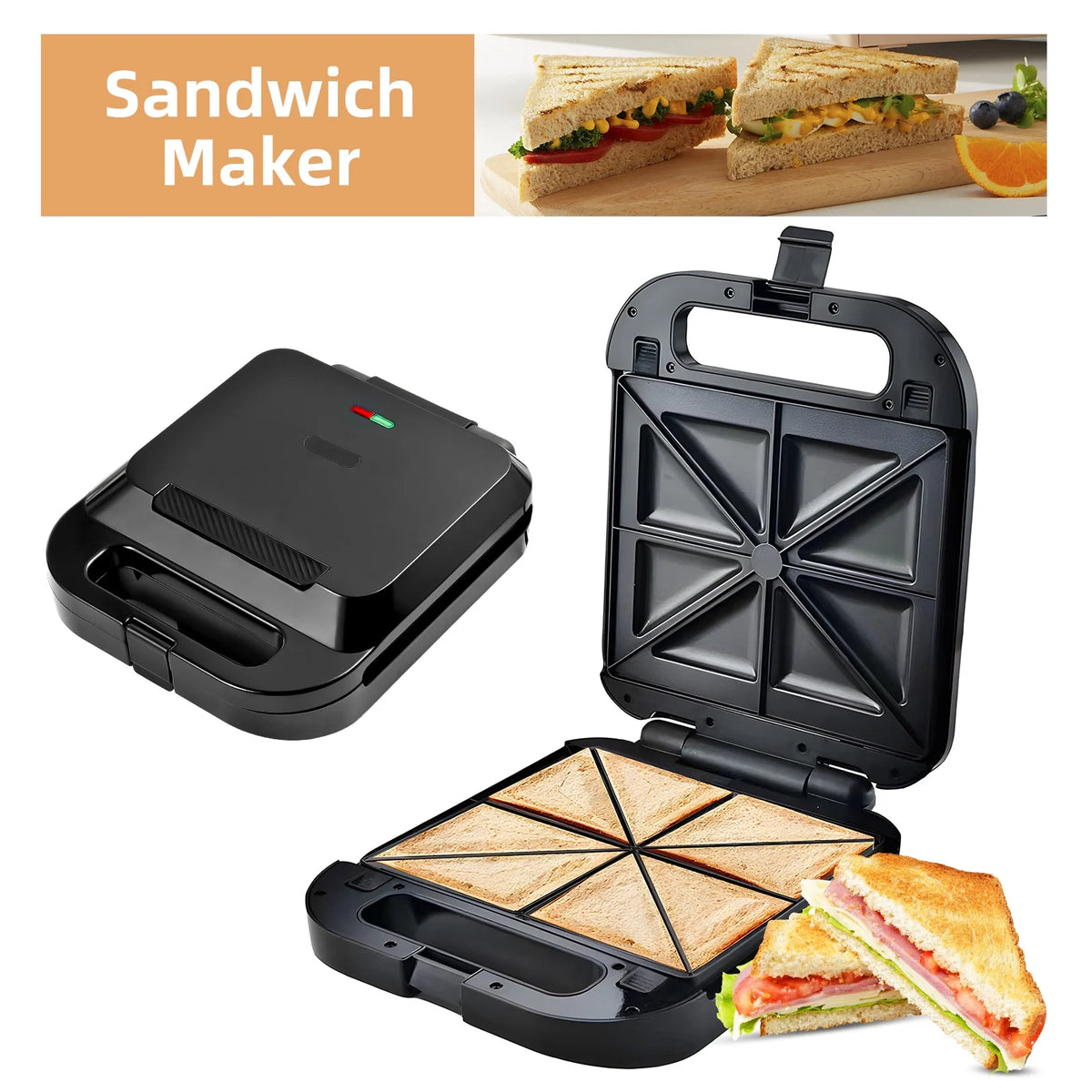 3-in-1 Nonstick Dessert Maker with Removable Plates H252671
