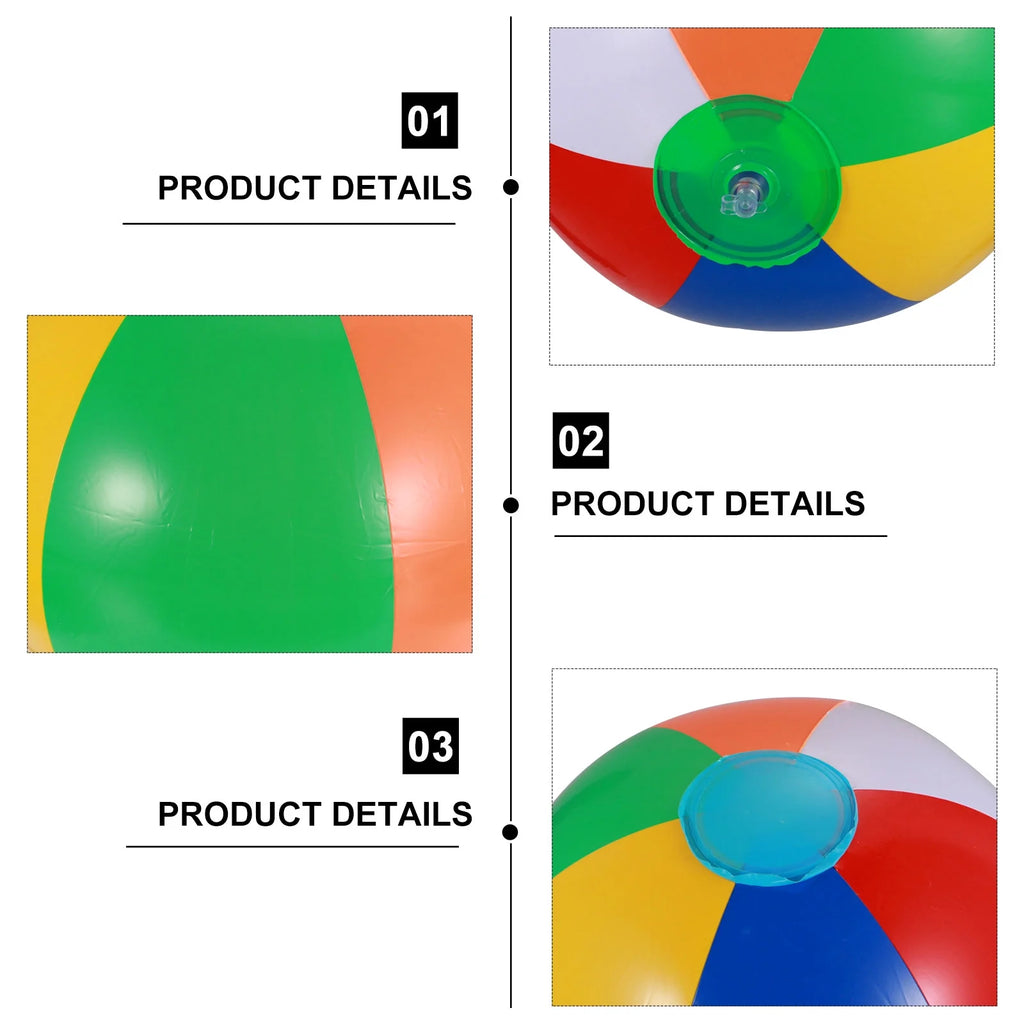 12 Pcs Inflatable Beach Balls Pool Toys G99809
