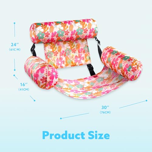 2 Pack Inflatable Pool Floating Lounge Chairs V154