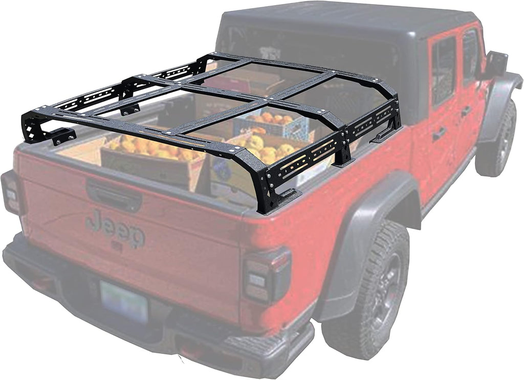 Truck Bed Rack Cargo Rack System for Jeep Gladiator 2020 2021 W697088