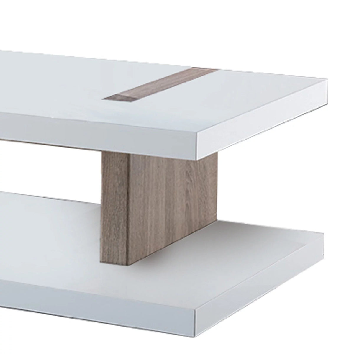 White and Brown Wooden Coffee Table G5633