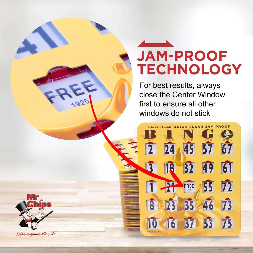 Bingo Cards with Sliding Windows R61206