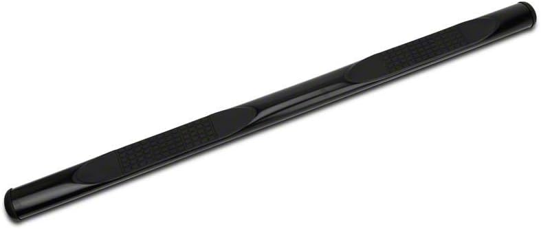 Gloss Black 4-Inch Oval Side Step Bars N6099