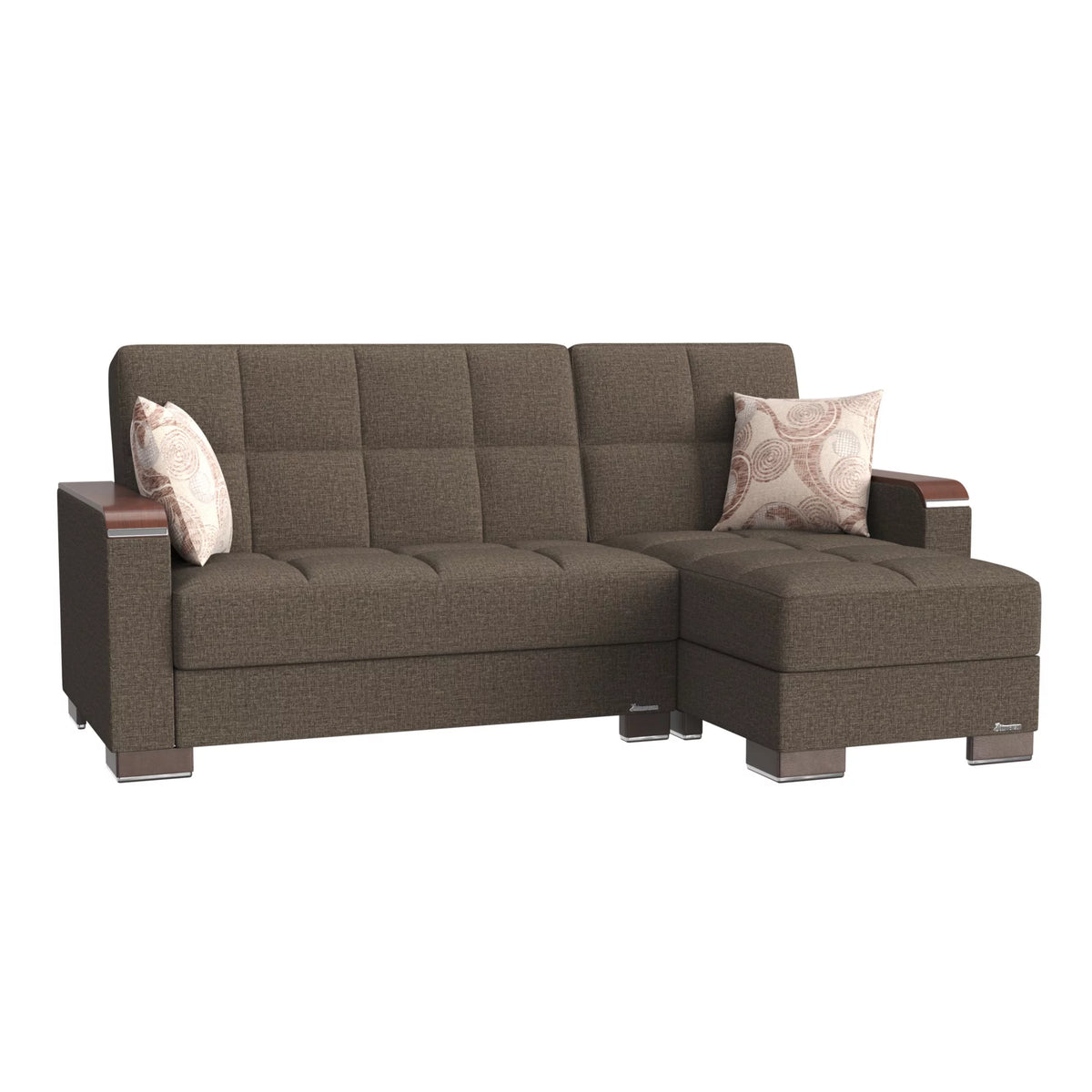 Brown Sectional E177