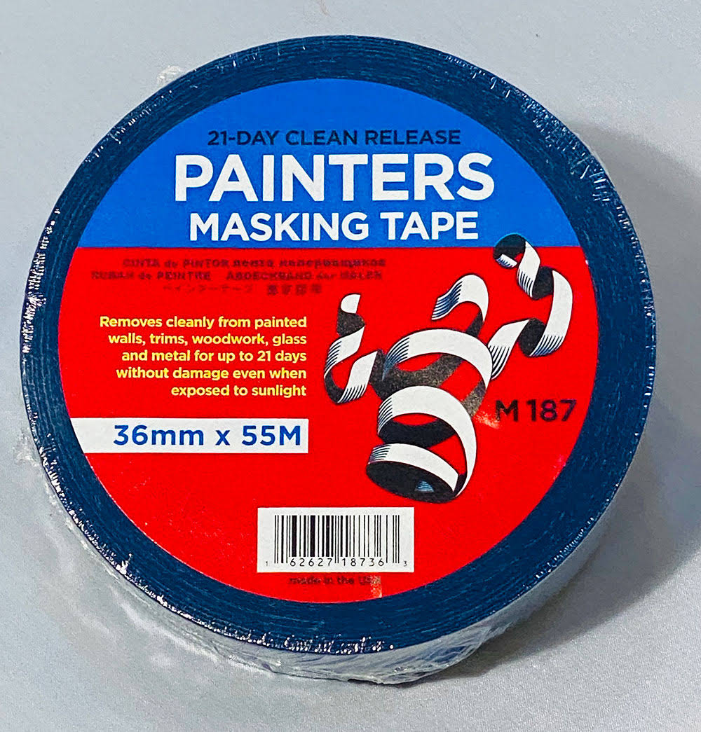 Blue Painters Masking Tape 36mm x 55m 24 Rolls S962