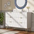 4 Drawer Dresser Chest Cabinet Organizer with Metal Legs O515