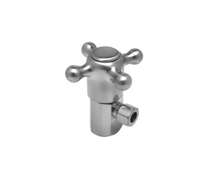 Satin Gold Cross Handle Angle Valve C264408