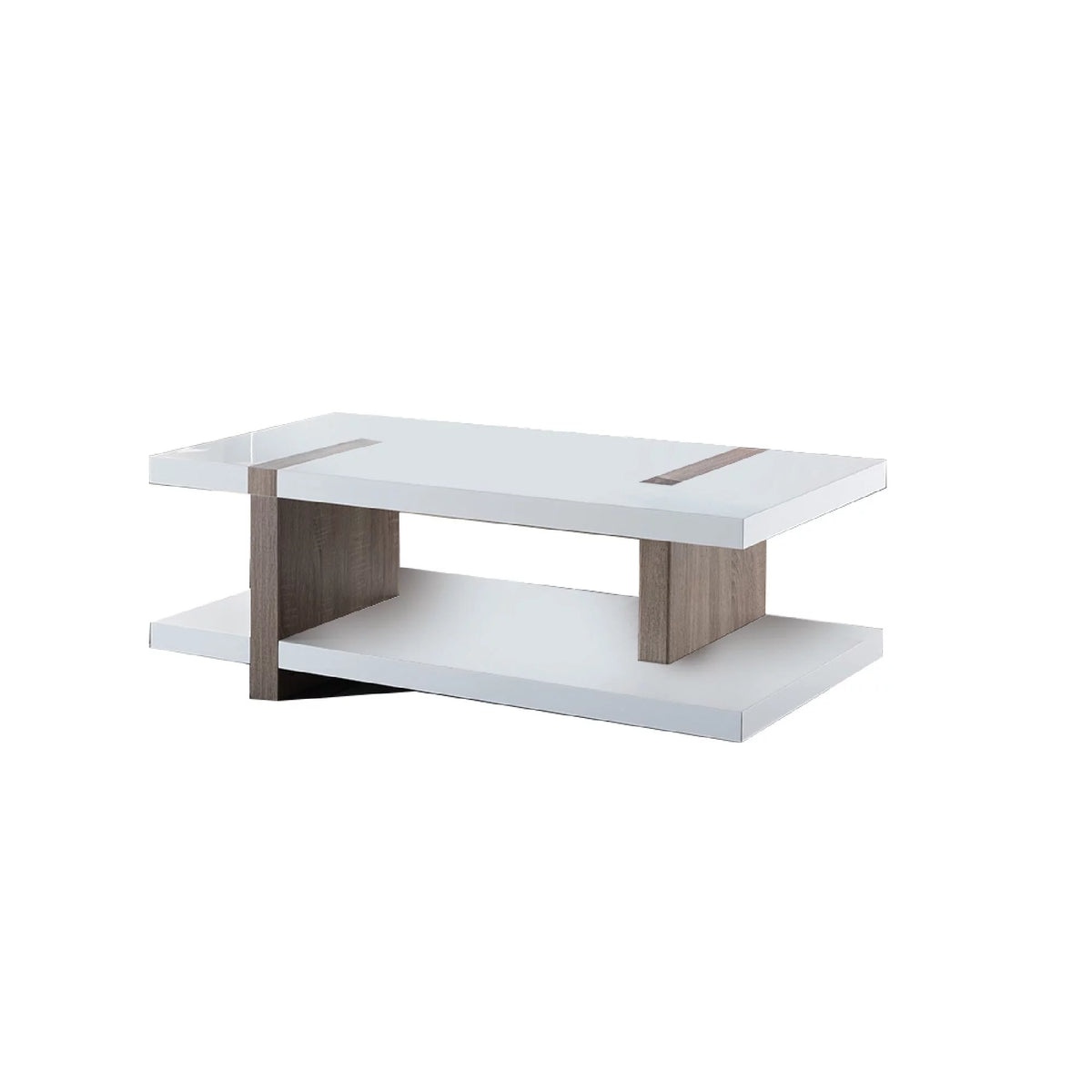 White and Brown Wooden Coffee Table G5633