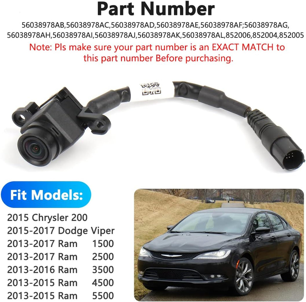 Rear View Back Up Camera G378