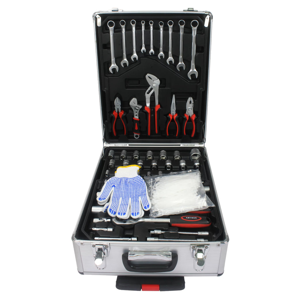White 4 Layers Rolling Tool Box Set T485093
