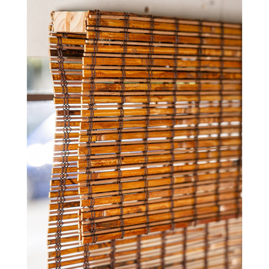 Cordless Bamboo Roman Shades 35 inch x 64 inch K519864