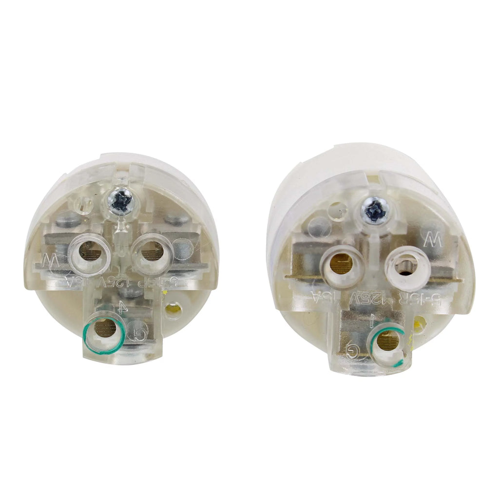 125V 15 Amp Male and Female Plug End 5pk X1083