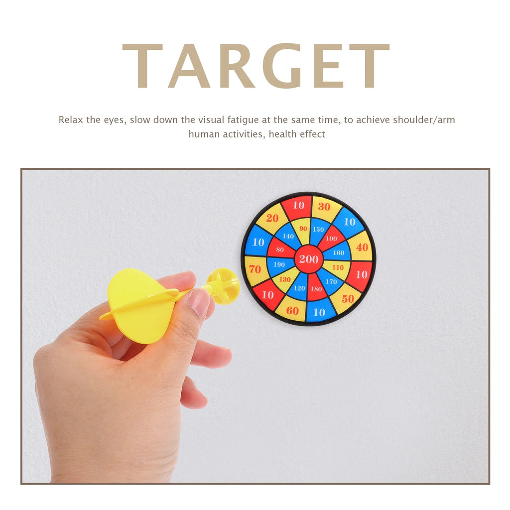 13Pcs Kids Sticky Balls Darts Board Toys D970133