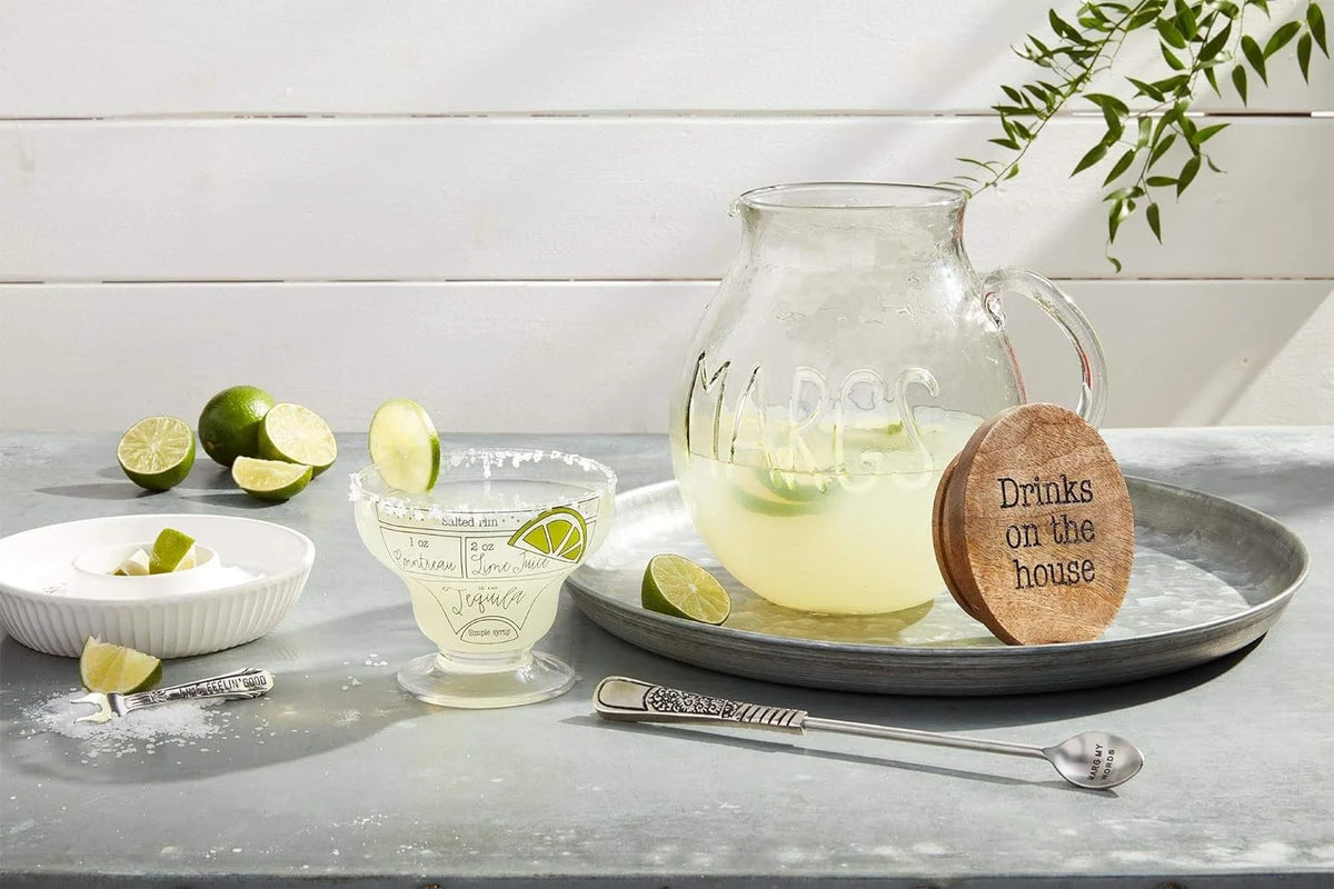 Clear Stemless Margarita Glass 6 Piece Set N1267