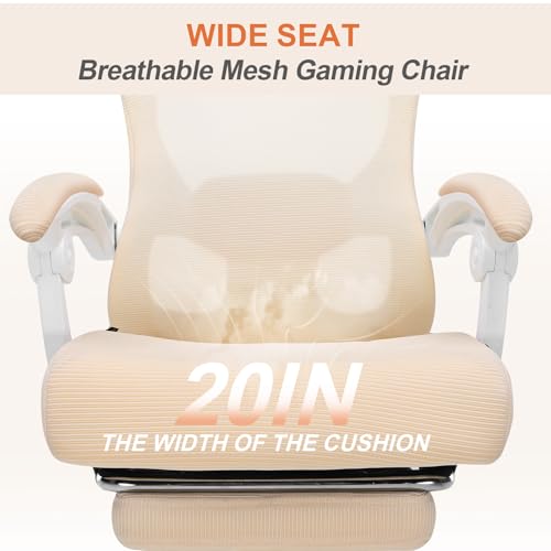 Ergonomic High-Back Mesh Office Chair with Footrest R554843