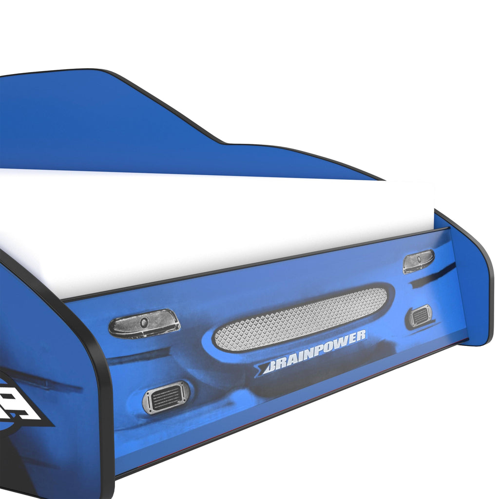 Blue Race Car Youth Bed H704