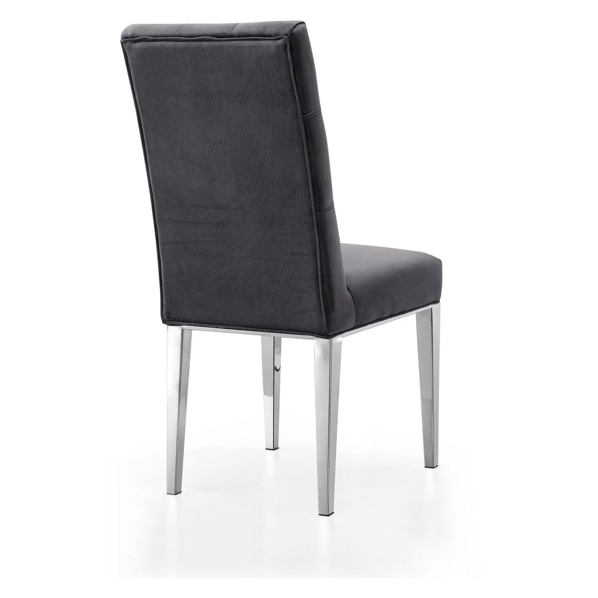 Black Velvet Dining Chair Set of 2 A7465