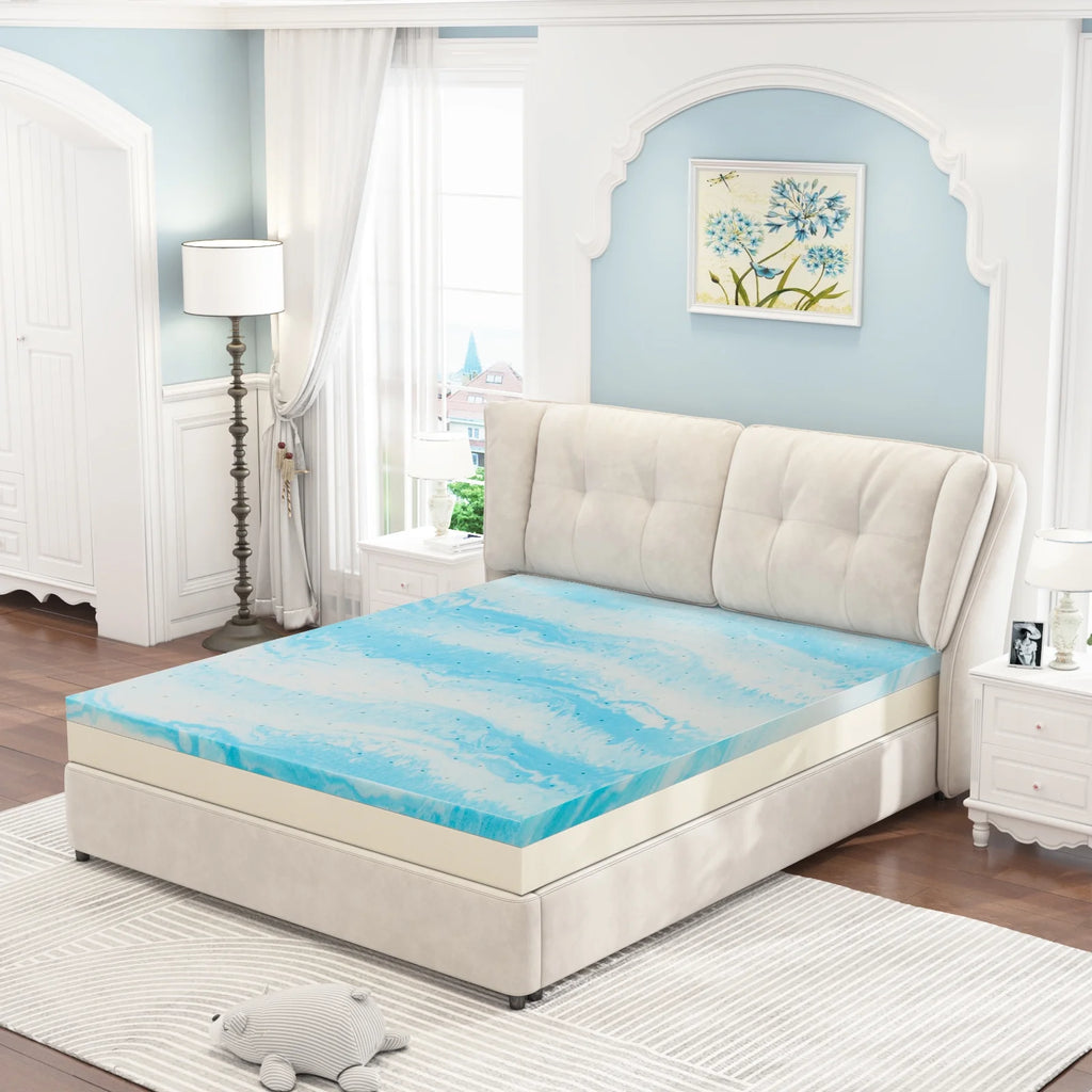 3 Inch Twin Gel Memory Foam Mattress Topper U50939