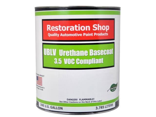 White 1 Gallon Low VOC Urethane Basecoat Car Auto Body Paint M4387