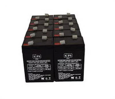 6V 4.5 Ah Alarm Replacement Battery 10 Pack T929