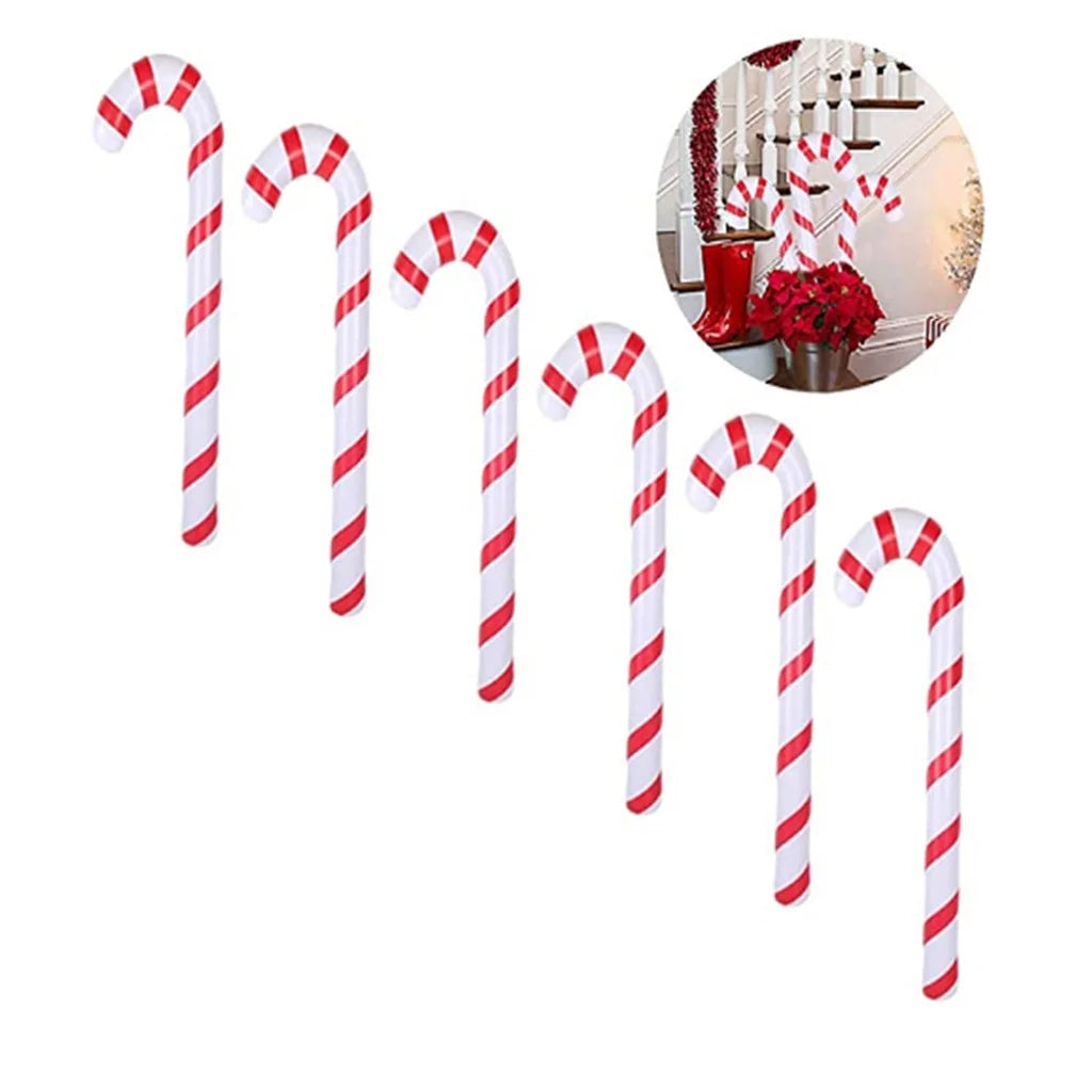 Inflatable Candy Canes Christmas Balloons Outdoor Decoration B9059