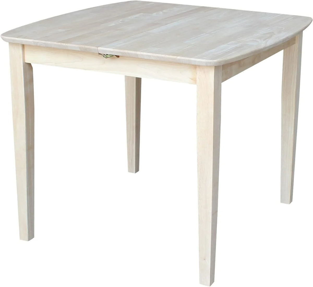 Unfinished Shaker Leg Dining Table With Extension U310509