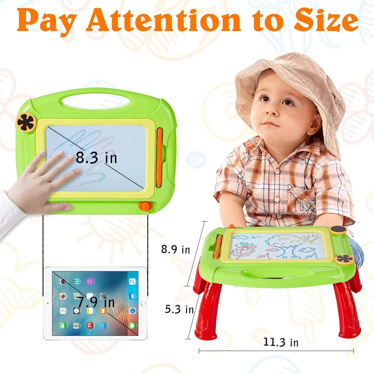 Magnetic Drawing Board for Toddler Toys L382605