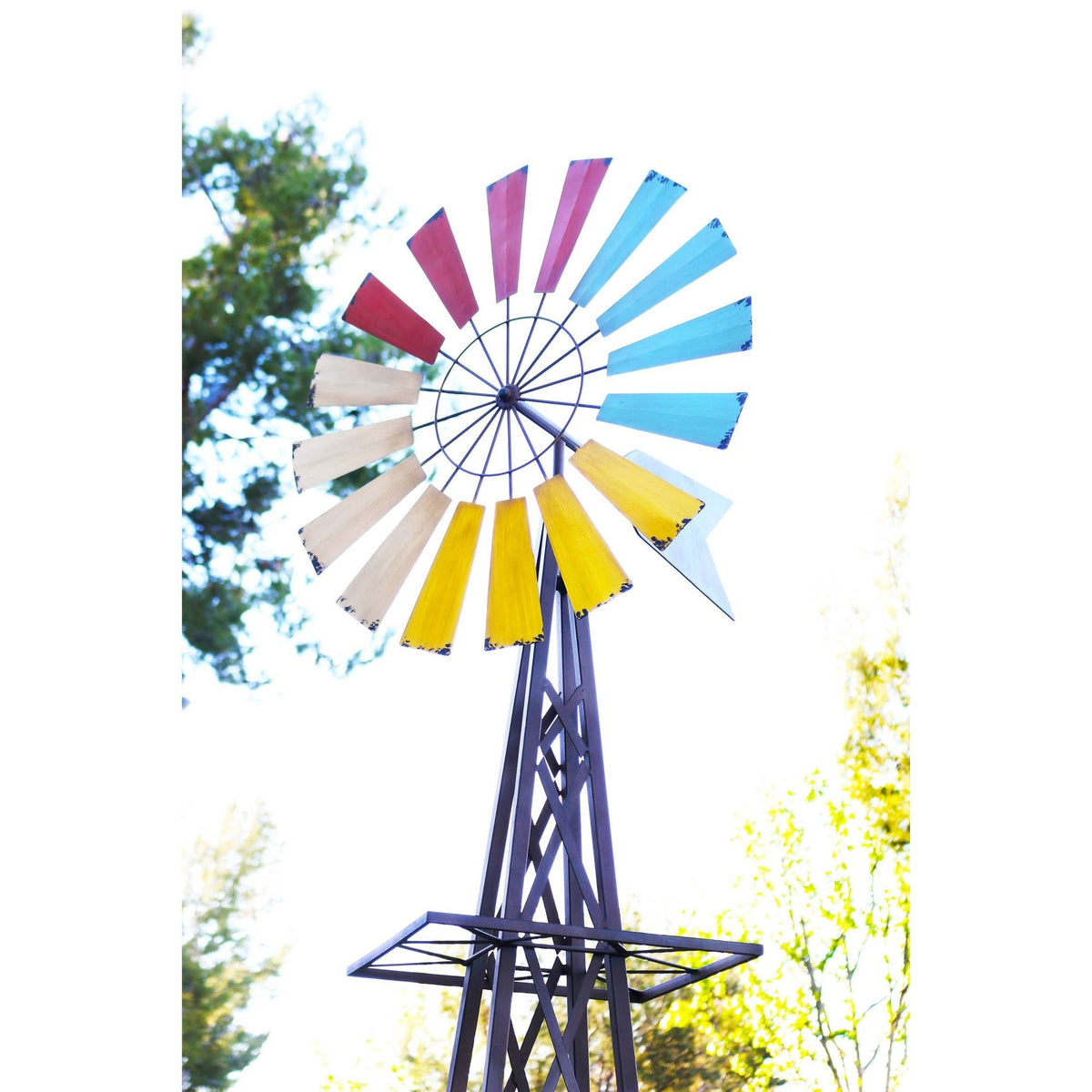 Metal Windmill Garden Stand Z65579