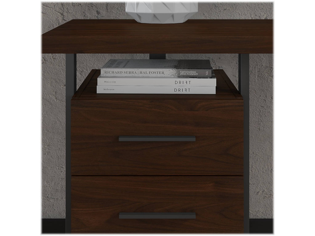 60W L Shaped Desk with Lateral File Cabinet S613894