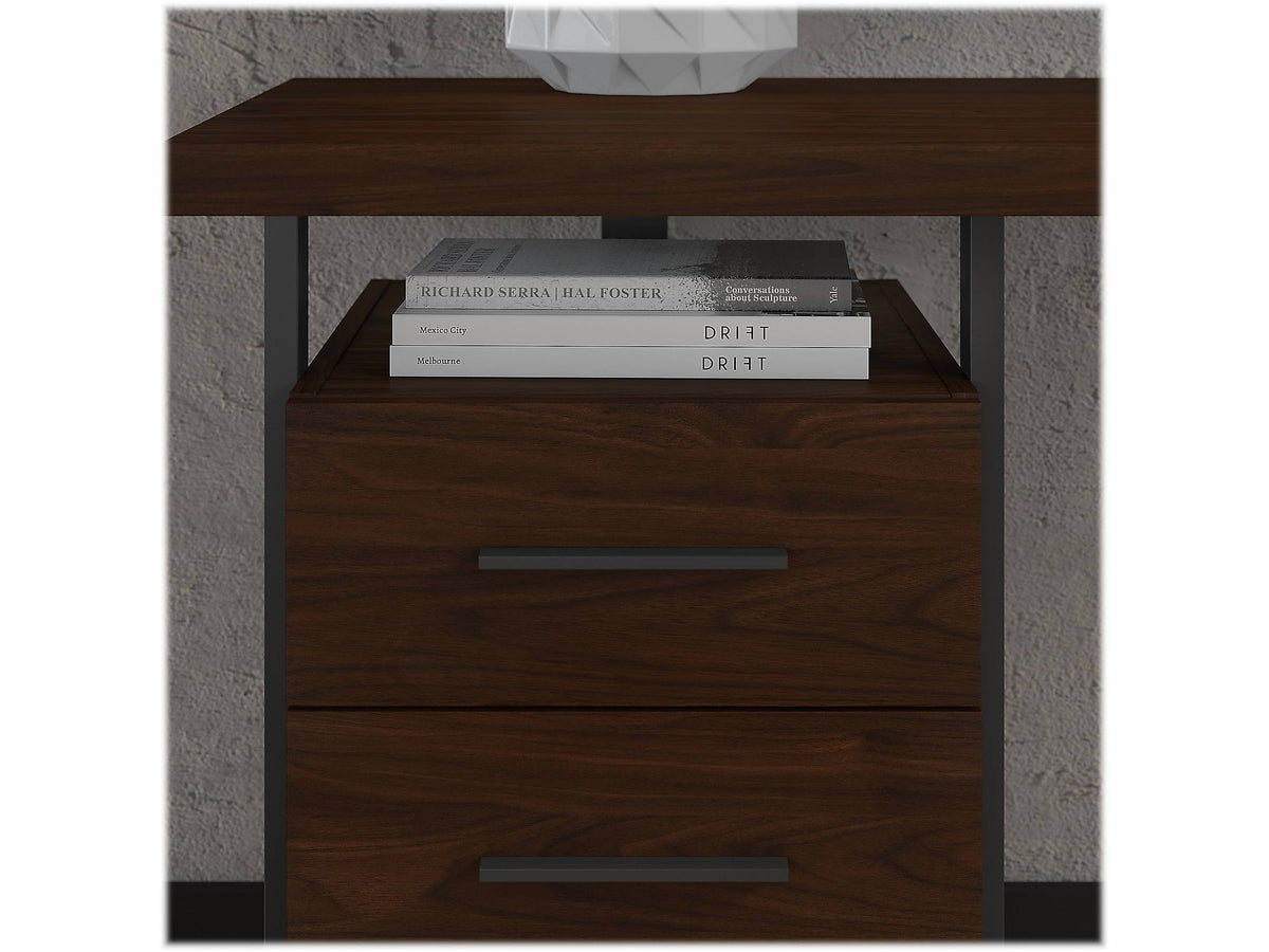 60W L Shaped Desk with Lateral File Cabinet S613894