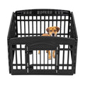 4 Panel Exercise Pet Playpen with Door D35750