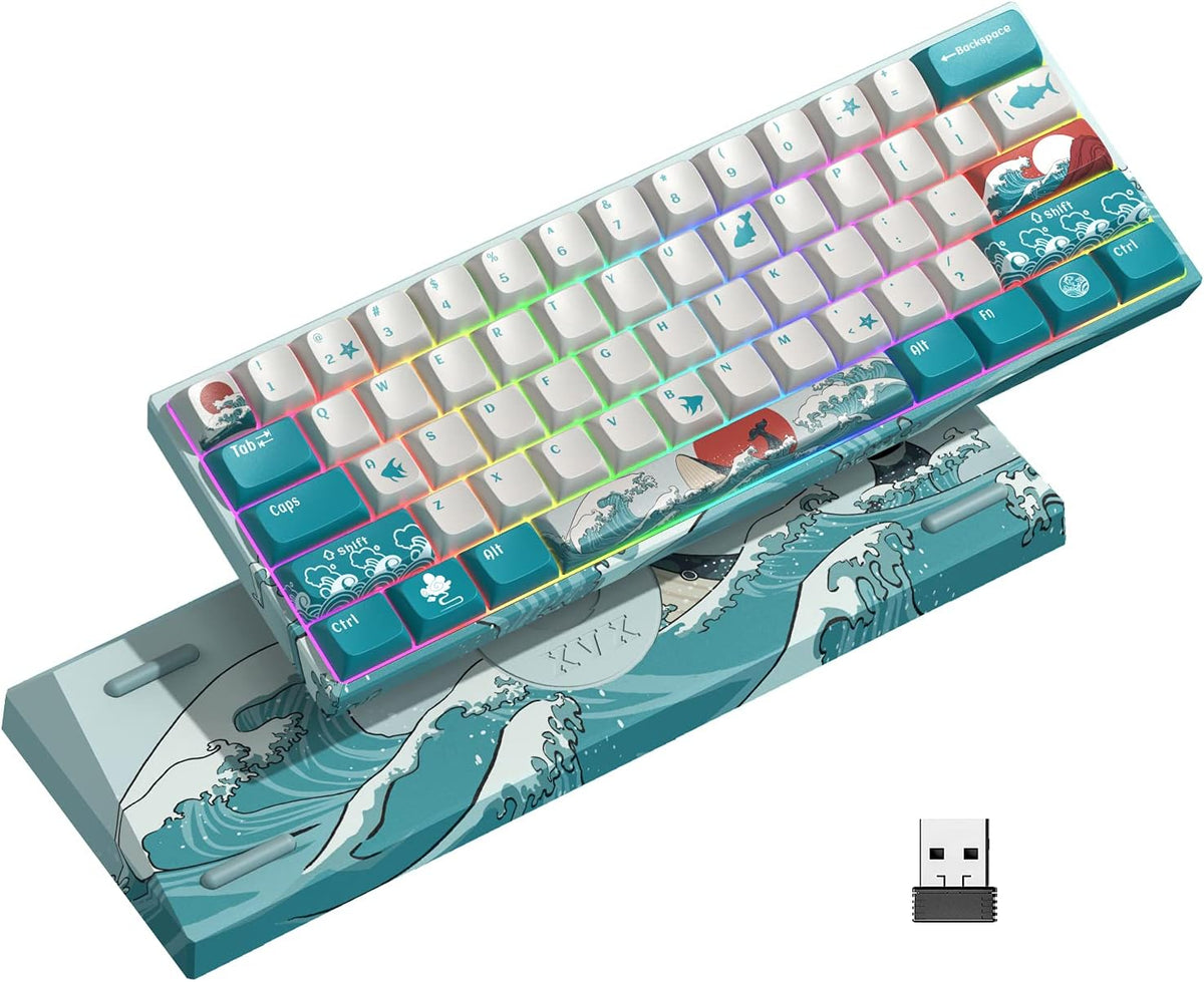 60% Wireless Mechanical Keyboard with RGB Backlit G9033