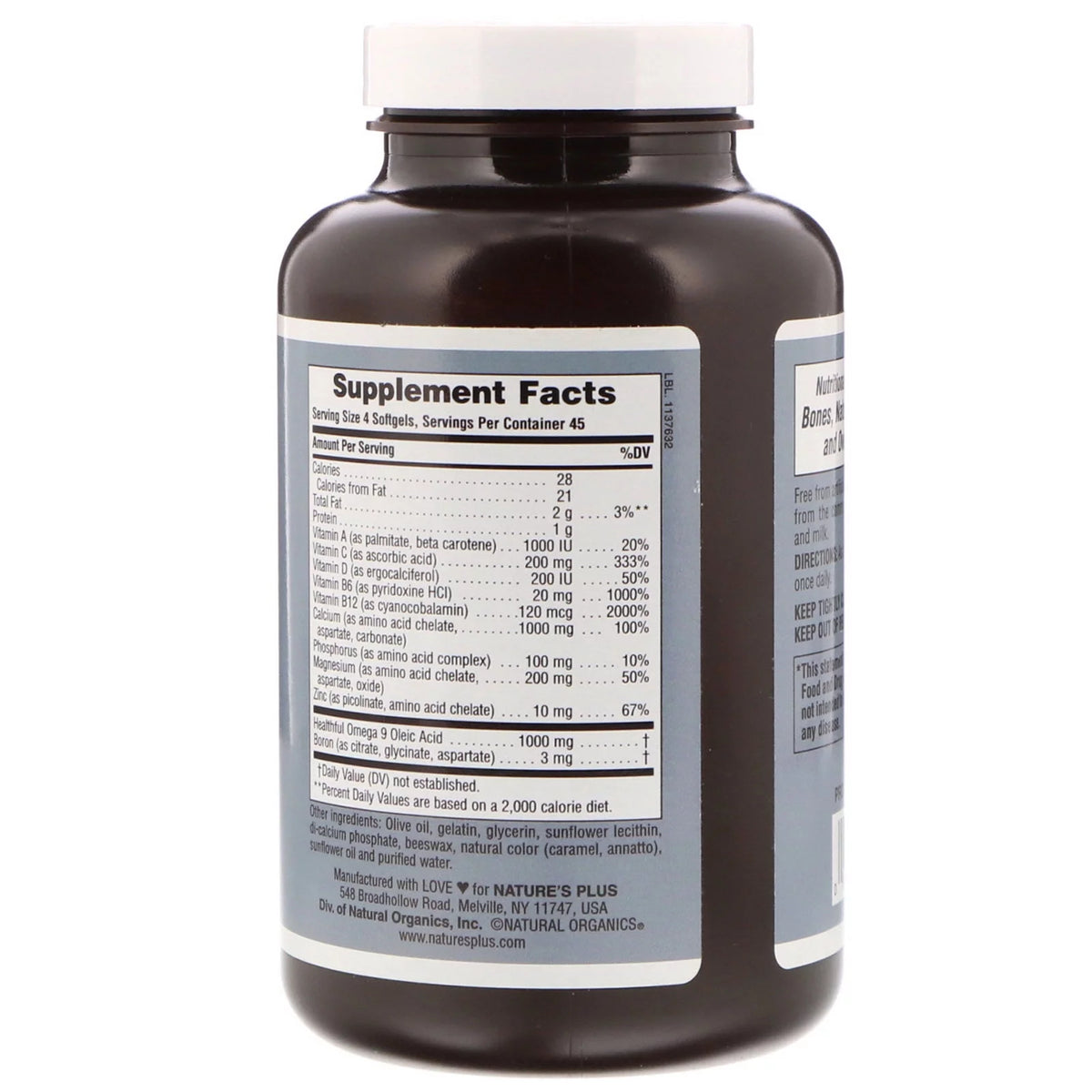 Bone Power with Boron 180 Softgels M682072