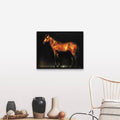 Black Float Frame Canvas Art J612