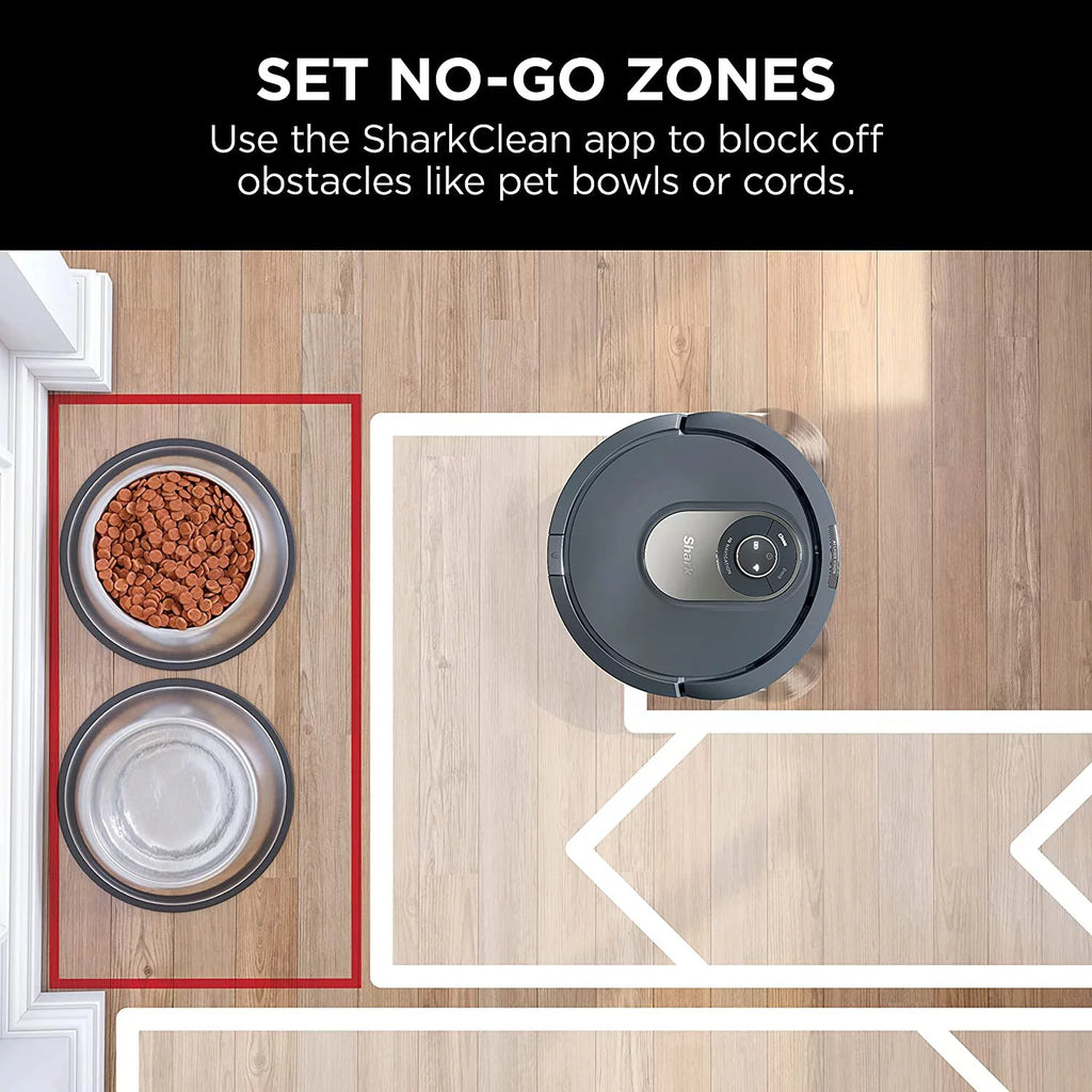 Robot Vacuum with Self-Cleaning Brushroll, Home Mapping, Gray R1101