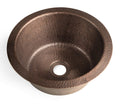 Pure Copper Hand Hammered Dual Mount Sink O32325