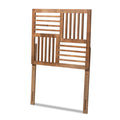 Ash Walnut Finished Wood Headboard Twin O610