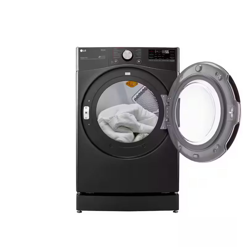 Black Steel Laundry Pedestal Y855