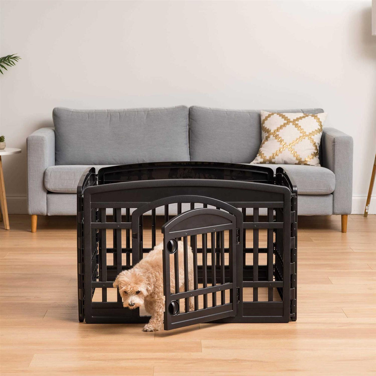 4 Panel Exercise Pet Playpen with Door D35750