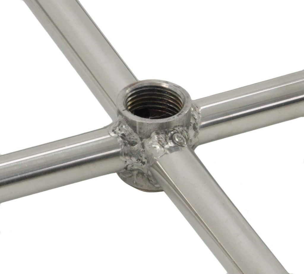 Propane Gas Fire Pit Burner Ring Kit with Flat Pan F32133