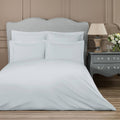 Light Blue-Gray Cotton Sateen Duvet Cover Single Size H60012