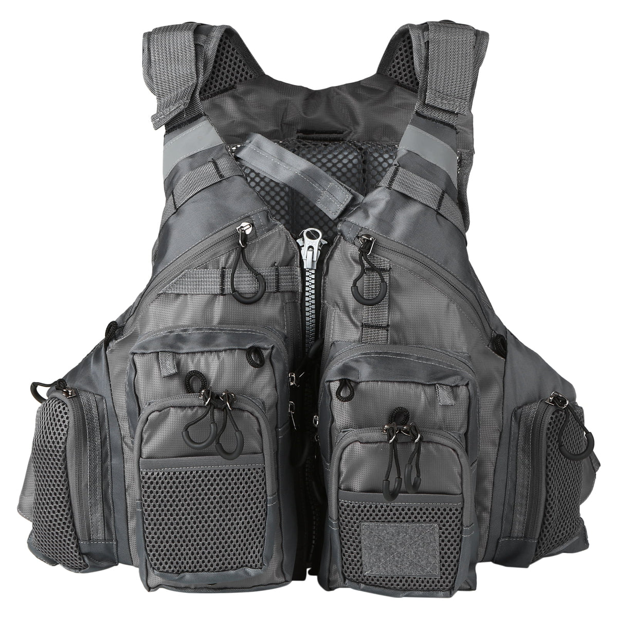 Padded Outdoor Fishing Life Jacket Vest with 209lb Bearing Capacity O4551