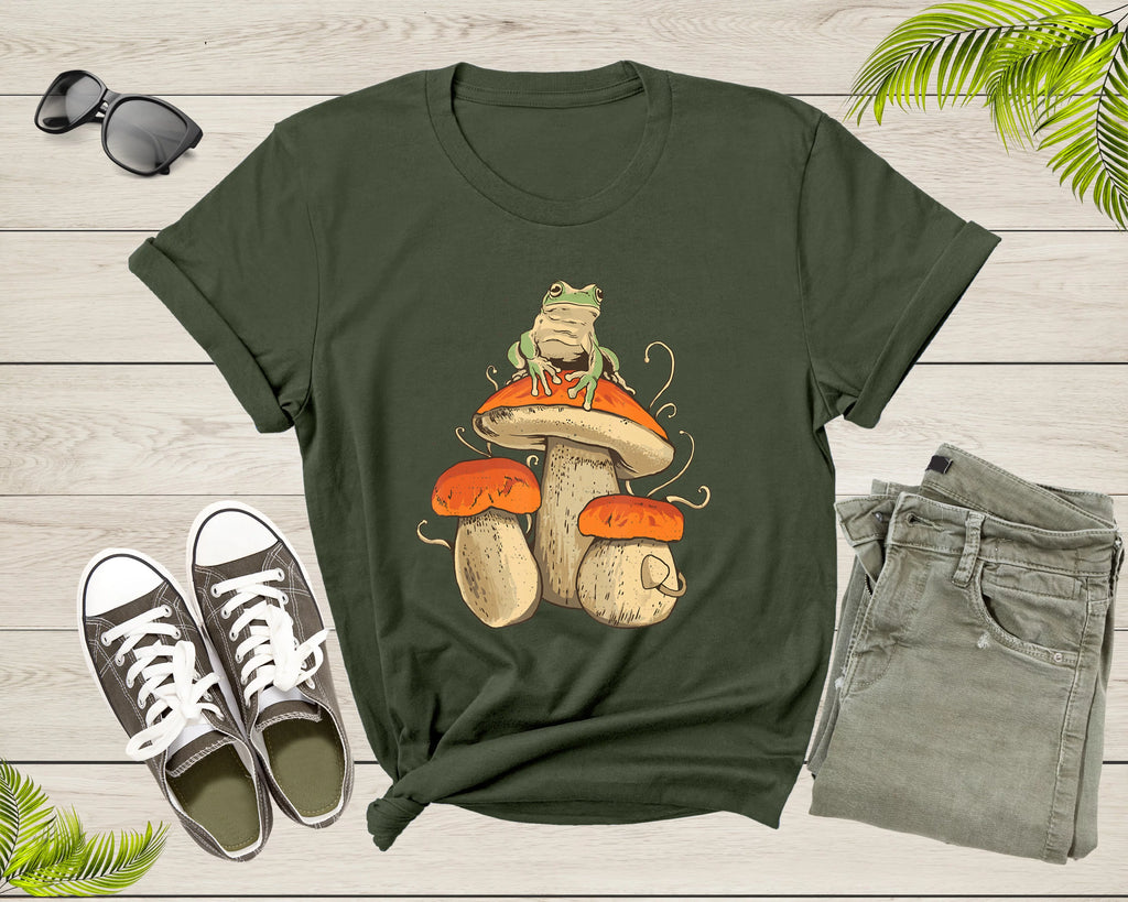 Frog Toad Mushroom T-shirt S4481