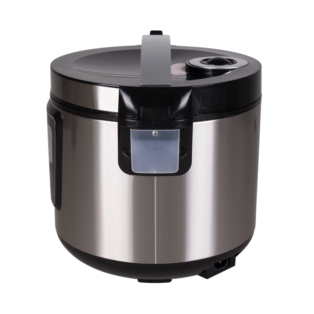 20-Cup Stainless Steel Digital Rice Cooker & Food Steamer I50145