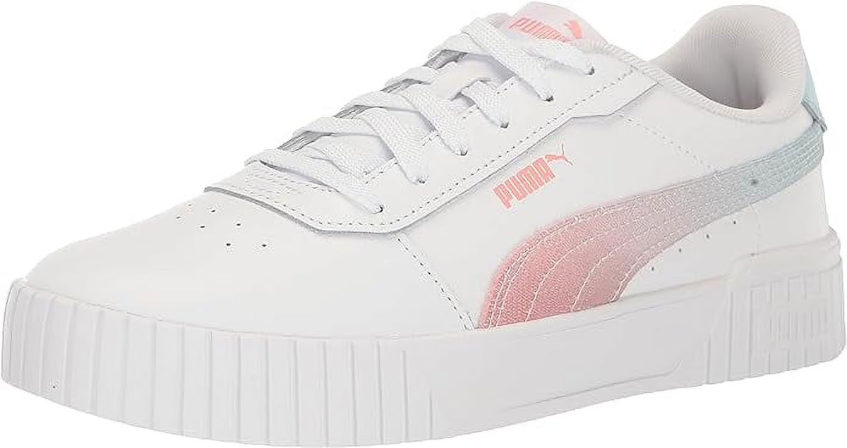 PUMA White-Fusion Coral-Light Aqua Sneaker P8204