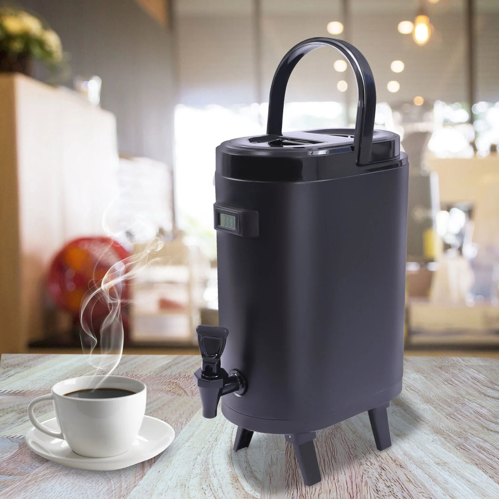 Black Insulated Beverage Dispenser with Handle O529239